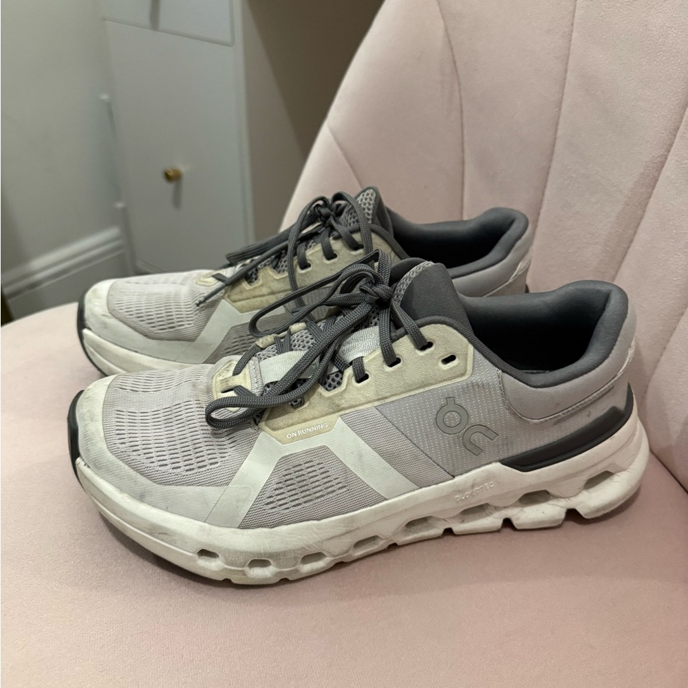 On Cloud Running Shoes in Light Grey